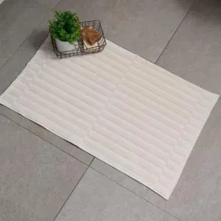 Cleanelly – Коврик для ног 45х70 махровый Моя гармония, молочный Cleanelly – Коврик для ног 45х70 махровый Моя гармония, молочный