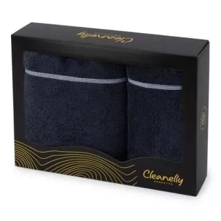 Набор махровых полотенец Base del comfort в подарочной коробке 