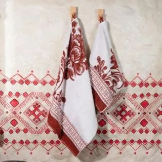 Cleanelly – Набор махровых полотенец Scarlet flower , 