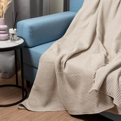 Cleanelly – Плед жаккардовый Coperta с бахромой