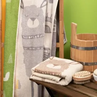 Cleanelly – Полотенце махровое 70х115 Tiny Lama, 