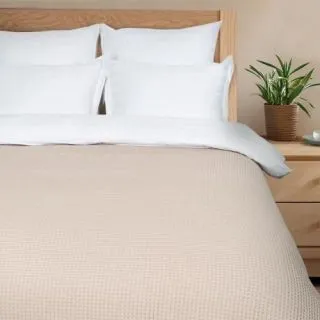 Плед жаккардовый Coperta с бахромой