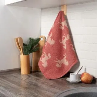 Cleanelly – Полотенце вафельное Branco 50х70, 