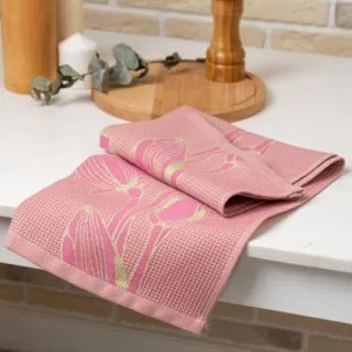 Cleanelly – Полотенце вафельное Magnolia in fiore 50х70 , 