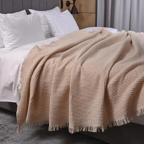 Плед Fremito 185х190 с бахромой 