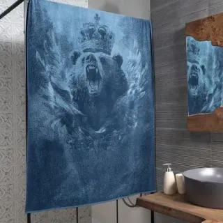Полотенце махровое Powerful bear 100х150