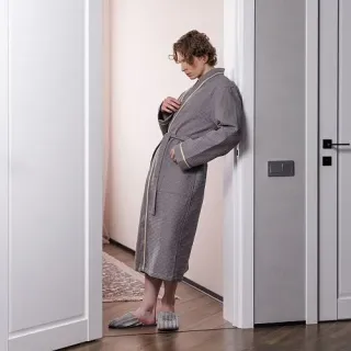 Халат вафельный Gioia di vivere мужской