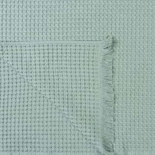 Плед жаккардовый Coperta с бахромой