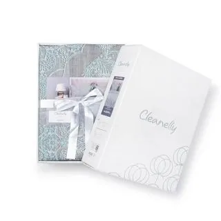 Cleanelly – Комплект постельного белья Мадейра в подарочной упаковке, размер 1,5 спальное, 2 спальное, Дуэт, Евро