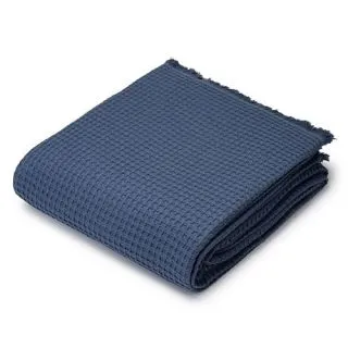 Плед жаккардовый Coperta с бахромой