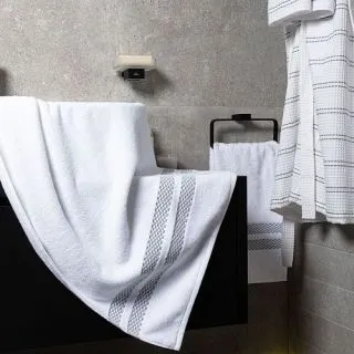 Cleanelly – Полотенце махровое Bianco e nero, 