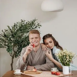 Халат вафельный Alma di boho мужской