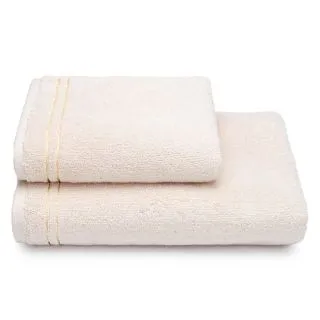 Cleanelly – Полотенце махровое Alba d'oro с петелькой, молочный
