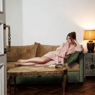 Халат махровый Moderno vintage женский 