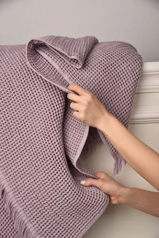 Плед Caldo 170x130 с бахромой 
