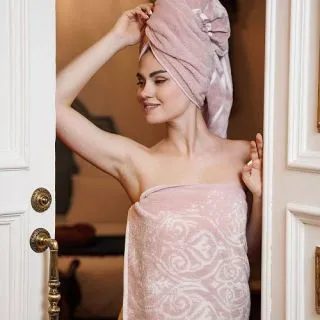 Cleanelly – Полотенце махровое Moderno vintage с петелькой, 
