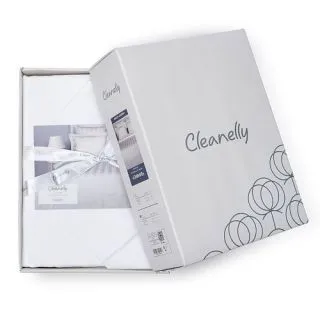 Cleanelly – Комплект постельного белья Сияние в подарочной упаковке  , размер Дуэт, Евро