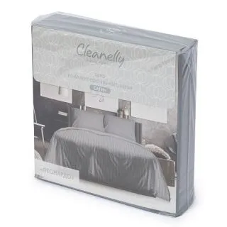 Cleanelly – Комплект постельного белья  ЛЕОНАРДО, размер 2 спальное, Дуэт, Евро, 1,5 спальное