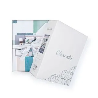 Cleanelly – Комплект постельного белья Гравитация в подарочной упаковке , размер 1,5 спальное, 2 спальное, Евро