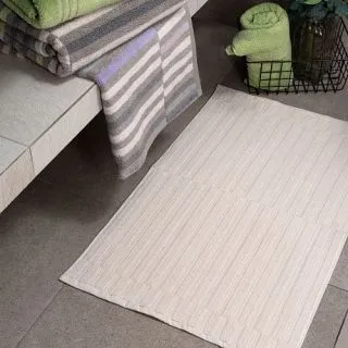 Cleanelly – Коврик для ног 45х70 махровый Mia armonia, молочный