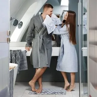 Халат вафельный Ora e sempre мужской