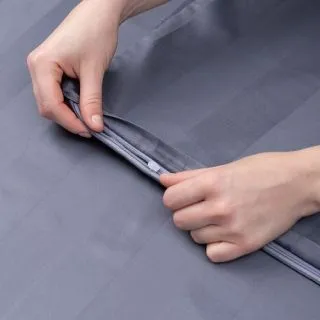 Cleanelly – Комплект постельного белья Сапфир в подарочной упаковке, размер Дуэт, Евро